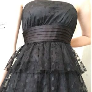 Black cocktail dress